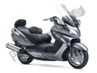 Todas las piezas originales y de repuesto para su Suzuki AN 650A Burgman Executive 2009.