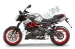 Crankshaft, cylinder and piston for the Aprilia Shiver 750 SL - 2015