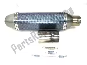 Universeel toepasbaar MTSP20210716103519USPUP exhaust silencer, without db killer, right - Bottom side