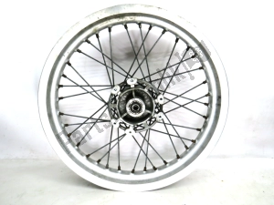 aprilia 00H04725082 front rim, aluminium, aluminium, 17, spoke wheel - Upper side