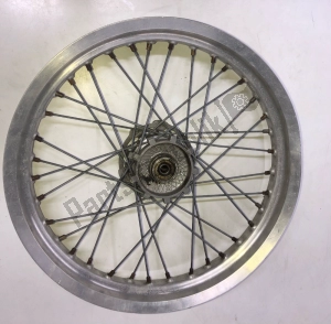 aprilia 00H04725082 front rim, aluminium, aluminium, 17, spoke wheel - Left side