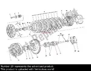 Ducati 11721122A clutch control rod - Lower part