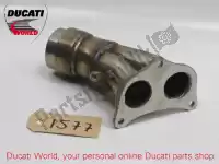 16010441A, Ducati, Uitlaatspruitstuk Ducati 996 748 996 748 S , Nieuw