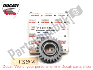 Ducati 17212172C sprocket, gearbox - Bottom side