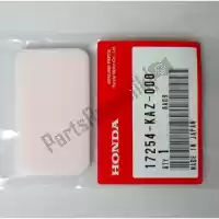 17254KAZ000, Honda, Filter, onderluchtfilter honda (l) japanese domestic / nc29-100 cb cbf cbr rvf vf vfr 400 500 600 750 900 1000 1300 1990 1991 1992 1993 1994 1995 1996 1997 1998 1999 2000 2001 2002 2003 2004 2005 2006 2007 2008, Nieuw