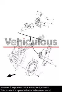 yamaha 1D2F580T0100 etrier de frein - Côté droit