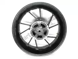 achterwiel,      zwart, 17 inch, 5,5 j, 10 van Yamaha, met onderdeel nummer 1RC253380098, bestel je hier online: