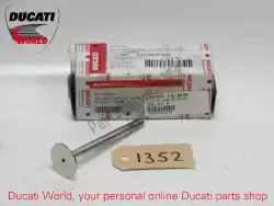 Ici, vous pouvez commander le la soupape d'échappement auprès de Ducati , avec le numéro de pièce 21110211A: