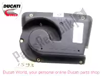 24610892A, Ducati, Cubierta de la caja de aire Ducati Hypermotard 1100 796 Evo SP S Corse Edition, Nuevo