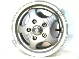 Piaggio 269568 frontwheel, gray, 10 inch, 2.5 j, 5 spokes - Bottom side