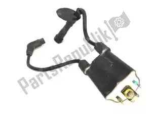 honda 30510MM8003 ignition coil with spark plug cable and spark plug caps - Bottom side