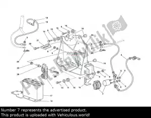 ducati 39740011A rele de arranque - Lado derecho