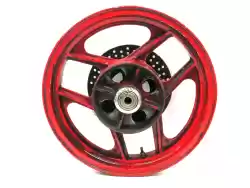 achtervelg, rood, 16x3 van Kawasaki, met onderdeel nummer 410731310R2, bestel je hier online: