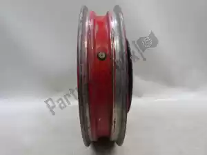 kawasaki 410731310R2 achtervelg, rood, 16x3 - Linkerkant