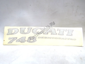 Ducati 43710821A aufkleber gesetzt - Unterseite