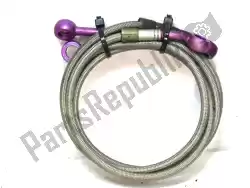 Here you can order the brake line, front side from Honda, with part number 45124MV9003: