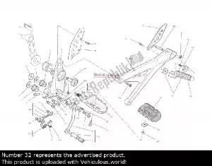 ducati 46510641a reposapiés - Lado derecho