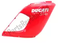 48011312BA, Ducati, painel lateral, vermelho, acima, direito Ducati ST3 ST4S 1000 996 S, Usava