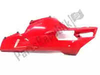 48012281AA, Ducati, carénages, rouge, gauche Ducati 1098 848 1198 R Corse S SP Evo SE Dark, Utilisé