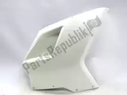 Here you can order the upper half-fairing (r. H.) (white) from Ducati, with part number 48012293BW: