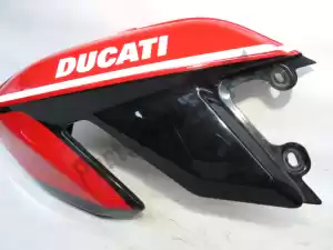 Ducati 48211531E carenagem lateral, vermelha, esquerda - Lado esquerdo