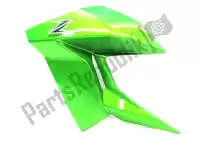 49133516551P, Kawasaki, carénage latéral, vert, la gauche Kawasaki Z SL ABS 250 F BR250 E, Utilisé