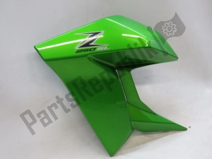 Kawasaki 49133516551P carénage latéral, vert, la gauche - Face supérieure