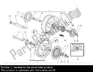 ducati 50120191af aro da roda dianteira - imagem 9 de 9