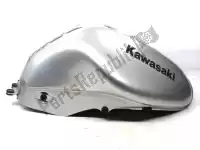 510845139474, Kawasaki, serbatoio di carburante, grigio argento Kawasaki ER-6F ER-6N 650 A B, Usato
