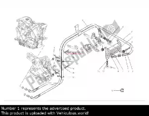 ducati 54840471a refroidisseur d'huile - Vue dégagée