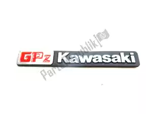 Kawasaki 560181501 marca, capa esquerda - Lado inferior