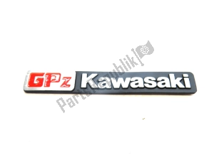 Kawasaki 560181501 emblem - Bottom side