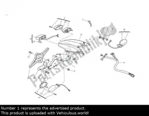 ducati 56110181a kentekenplaathouder - Overzicht