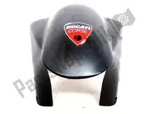 Ducati 56410181A front fender, black - Bottom side