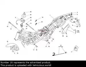 ducati 56410291BD guarda-lamas frontal prateado - Parte de cima