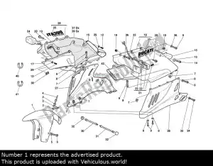 ducati 56430181a voorspatbord - Rechterkant