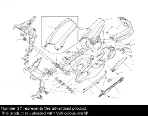 ducati 56510532a garde-boue arrière long - Côté droit