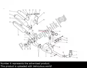 Ducati 57110961A curva de escape para silenciador superior - imagem 10 de 10