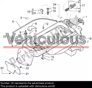 piaggio 576245 helmhouder mat - Overzicht