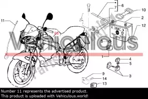 piaggio 58014R sensore tachimetro - Parte superiore