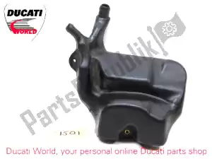 Ducati 58510192D oil breather tank - Bottom side