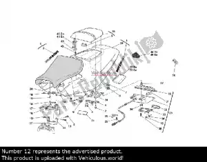 ducati 59510291A assento - Parte de cima