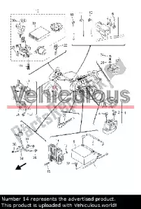 yamaha 5SL819600000 conjunto retificador e regulador - Parte inferior