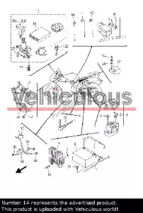 yamaha 5SL819600000 regulador de voltaje - Parte inferior