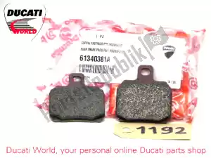 Ducati 61340381A remblokken - Onderkant