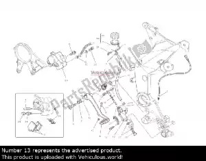 Ducati 61340381A remblokken - Bovenkant