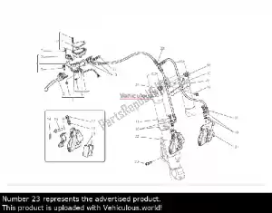 ducati 61840551a front brake line - Plain view