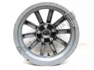 piaggio 650692 frontwheel, gray, 12 inch, 3 j, 10 spokes - Upper side