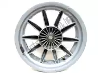 666323, Piaggio, Rear wheel, gray, 14 inch, 3.75 j, 10 spokes Piaggio MP3 300 LT Sport Hybrid i.e Yourban, Used