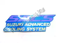 6868127B10N42, Suzuki, sticker Suzuki GSX 600 FU FU2 F, NOS (New Old Stock)